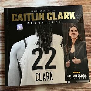 Caitlin Clark Panini Chronicled Black and Gold Keepsake Book ( No Cards)